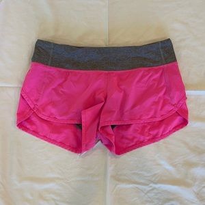 Lululemon Speed Up Low Rise Short.